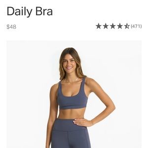Vuori Daily Bra - azure